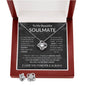 Gift For Soulmate | Love Knot Necklace and earrings